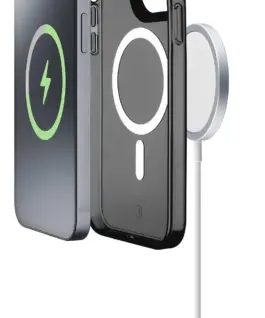 Черен Gloss Mag калъф за iPhone 15 Plus