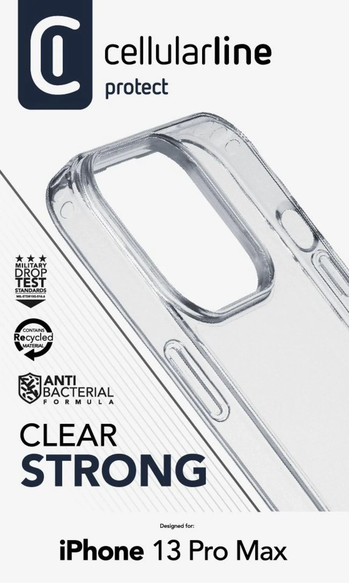 ClearDuo прозрачен твърд калъф за iPhone 13 Pro Max - Image 2