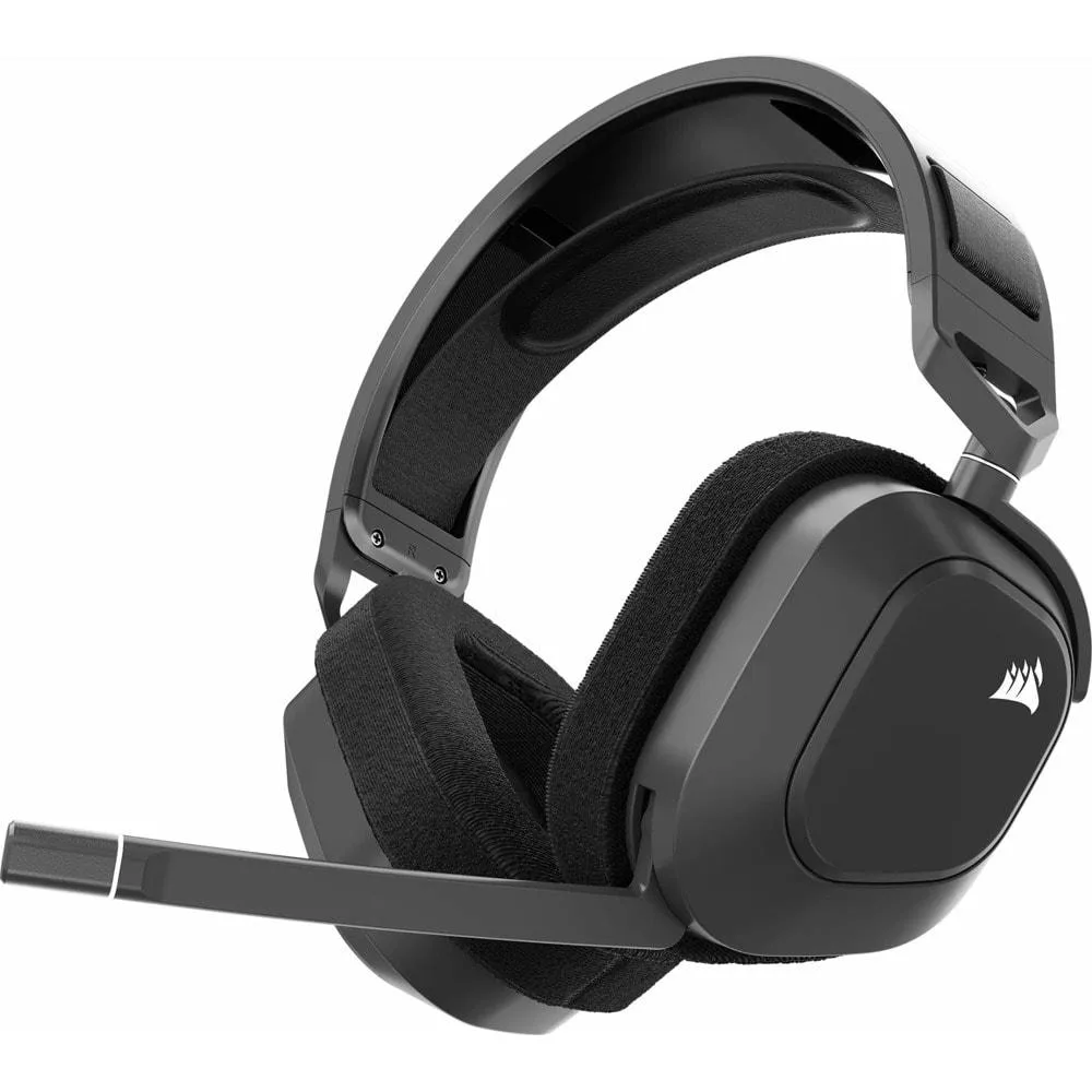 Геймърски слушалки с микрофон Corsair HS80 MAX Steel Grey безжични и блутут PC/PS5/PS4 - Image 3