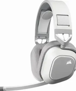 Alternative view от Геймърски слушалки с микрофон Corsair HS80 MAX White безжични и блутут PC/PS5/PS4