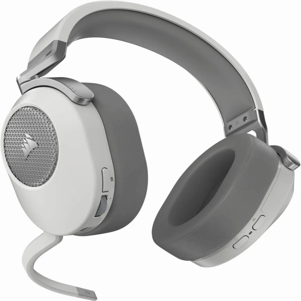 Геймърски слушалки с микрофон Corsair HS65 v2 Carbon безжични и блутут PC/PS5/PS4 - Image 3