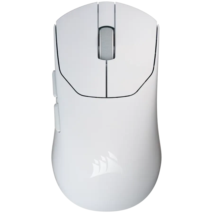 Геймърска безжична мишка Corsair Sabre v2 Pro Ultralight - White