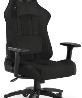 Геймърски стол Corsair TC100 RELAXED - Fabric Black/Black