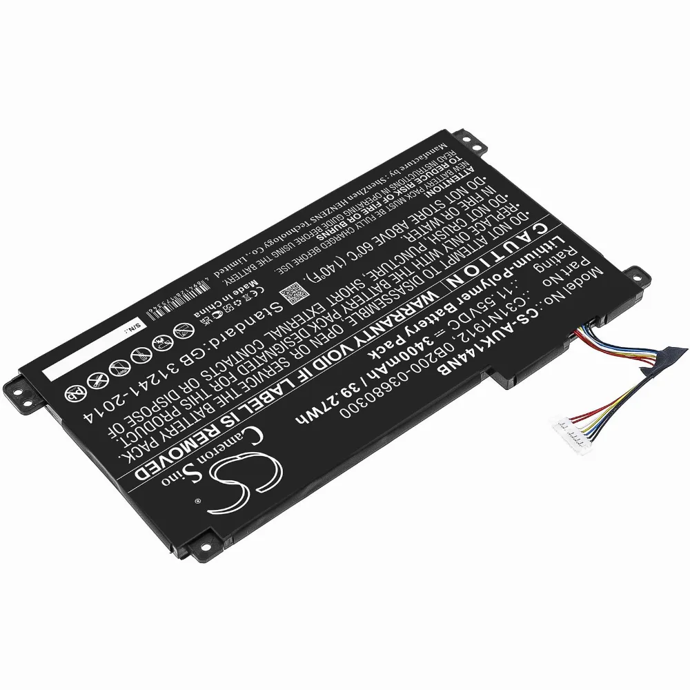 Батерия за лаптоп ASUS VivoBook 14 E410MA-EK007TS, E510MA-BR058T, C31N1912 LiPo 11.55V 3400 mAh CAMERON SINO - Image 3
