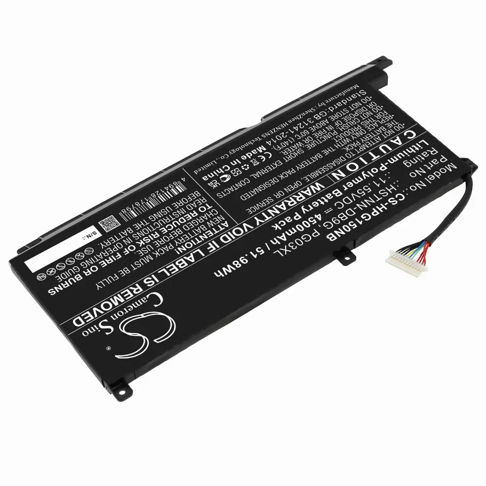 Батерия за лаптоп HP GAMING PAVILION 15-DK0009NG, Pavilion Gaming 16-A0006NM, HSTNN-DB9G PG03XL LipO 11.55V 4500mAh CAMERON S - Image 2