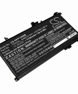 Alternative view от Батерия за лаптоп HP OMEN 15-AX003NI TE03XL TPN-Q173 CS-HPP150NB 11,55V 5100mAh CAMERON SINO