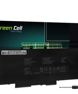 Батерия за лаптоп DELL Latitude 5280 5290 5480 5490 5491 5495 5580 5590 5591 Precision 3520 3530 93FTF GJKNX 76V 6200mA