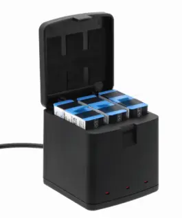 Зарядно за батерия за камери с три гнезда GoPro 9/ 10 / 11 / 12 With USB-C Cameron