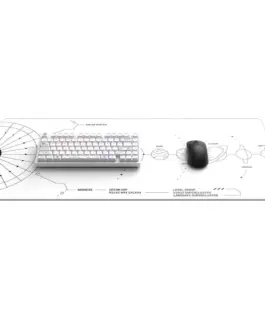 Геймърски пад Dark Project – Terra Nova White XL