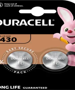 Бутонна батерия литиева DURACELL CR2430 3V  2 бр. в блистер цена за 2 бр.