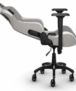 Геймърски стол Corsair T3 RUSH – Fabric Grey/White