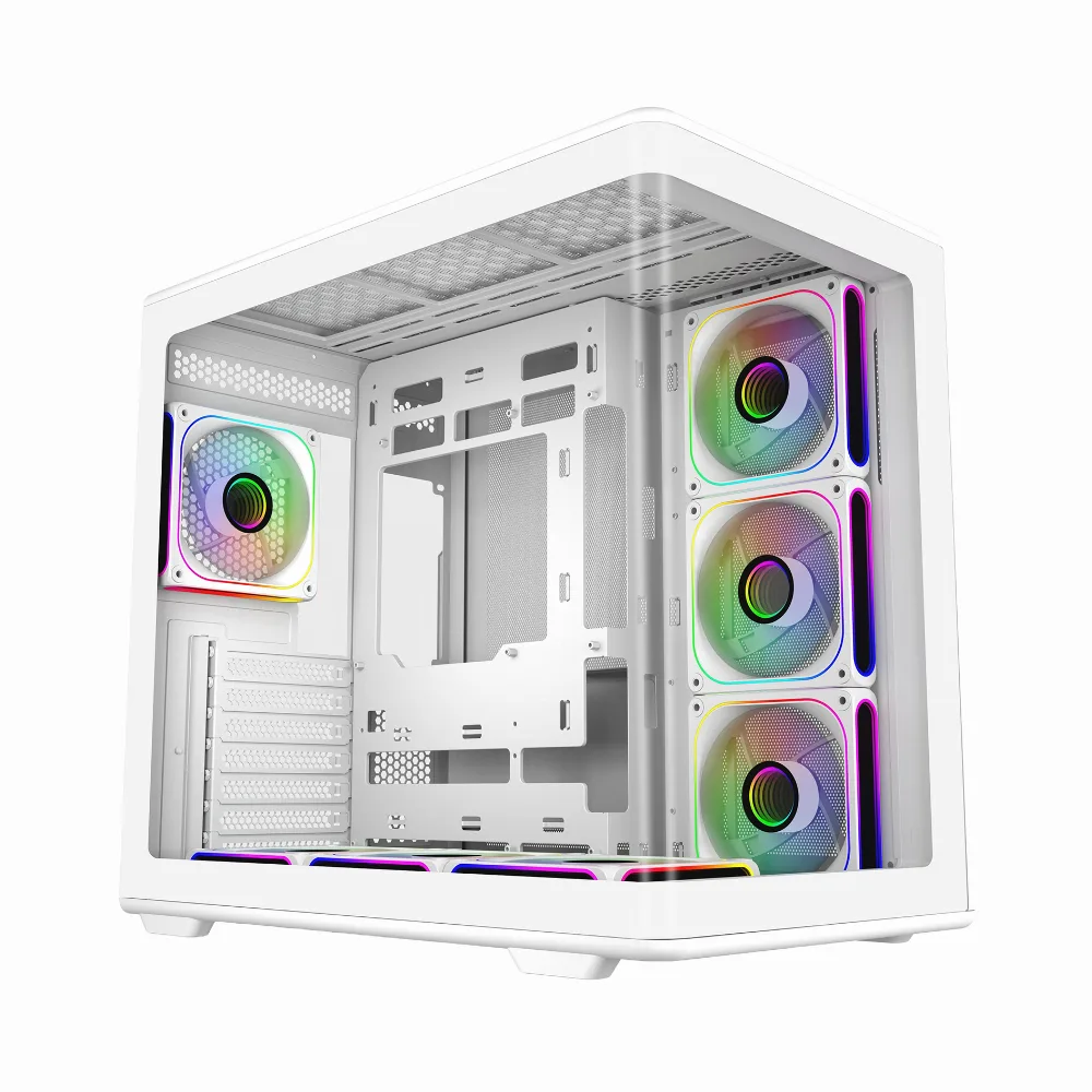 Кутия за компютър CoolerMaster Elite 600 - Бял