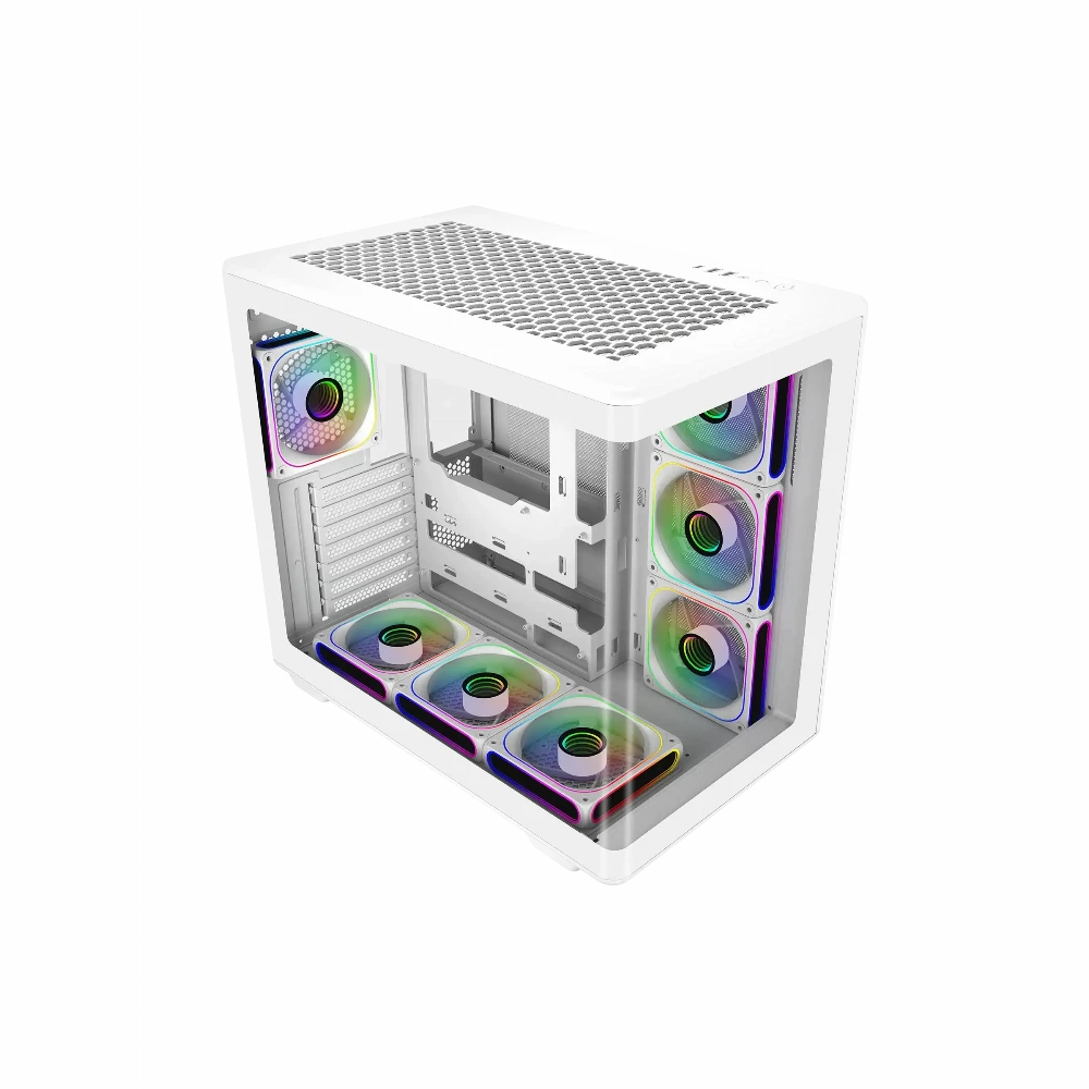 Кутия за компютър CoolerMaster Elite 600 - Бял - Image 2