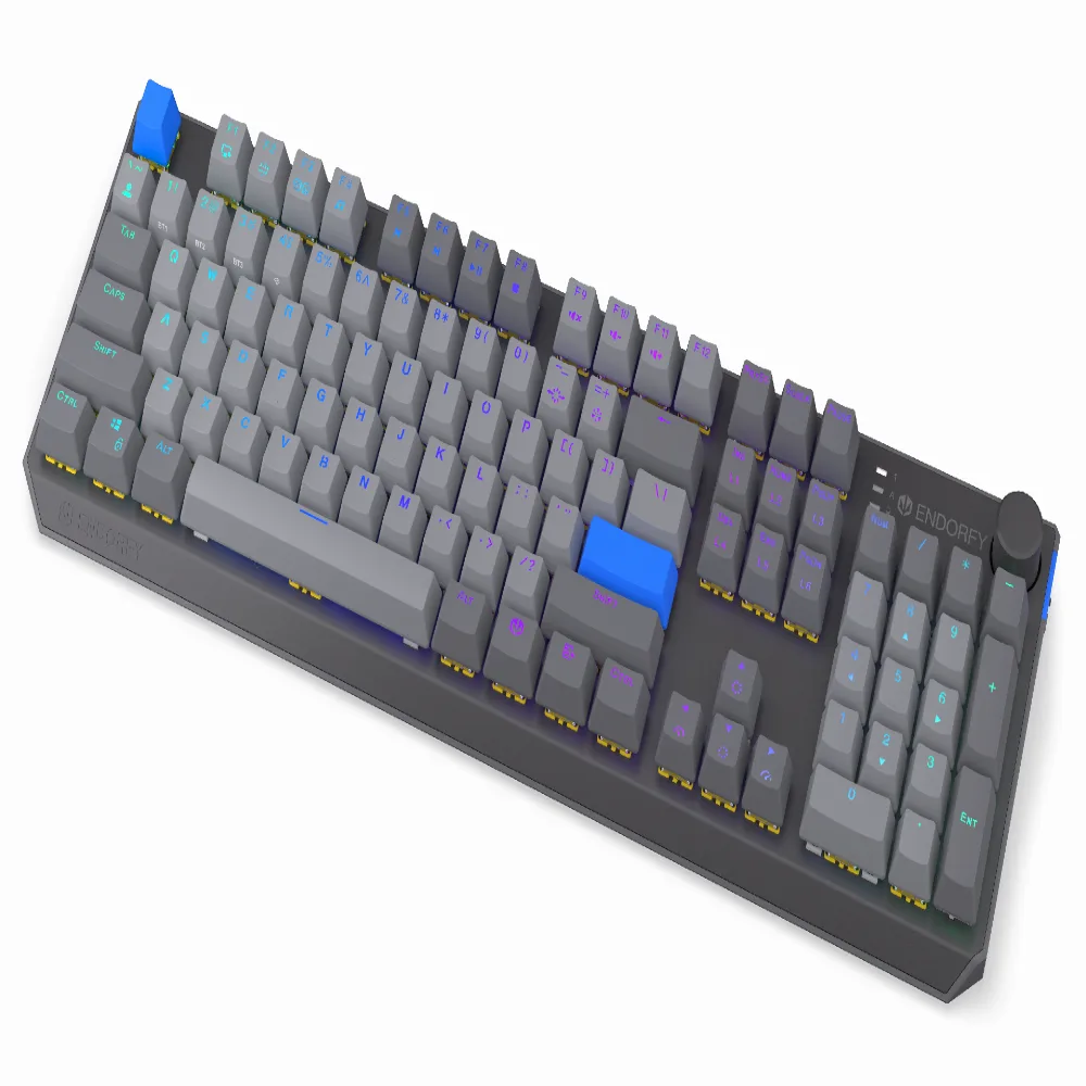 Endorfy механична клавиатура Thock Wireless V2 Full Size PBT Endorfy Yellow switch US
