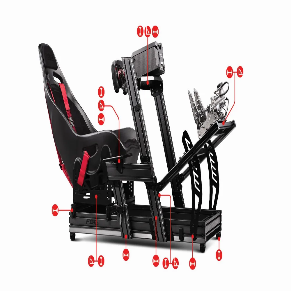 Кокпит симулатор Next Level Racing F-GT Elite - Wheel Plate Edition - Image 4
