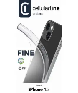 Fine прозрачен калъф за iPhone 15