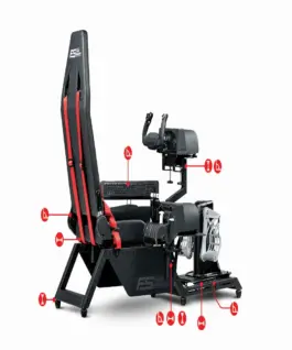 Геймърски стол Next Level Racing Flight Simulator