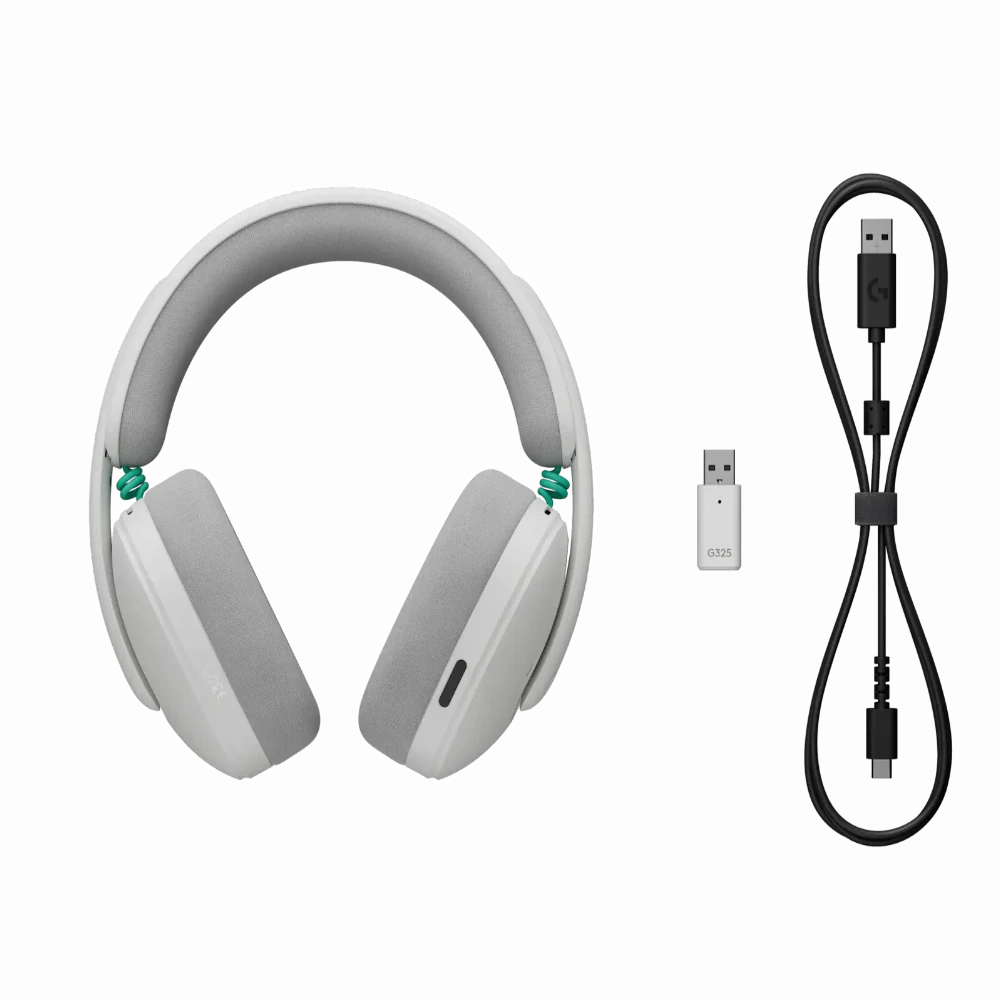 Геймърски слушалки Logitech G325 Ligthspeed Wireless, Микрофон, Бял - Image 5