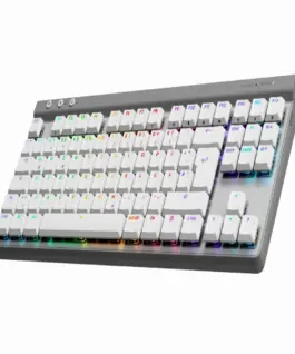 Безжична геймърска клавиатура Logitech G515 Lightspeed TKL White - Image 4