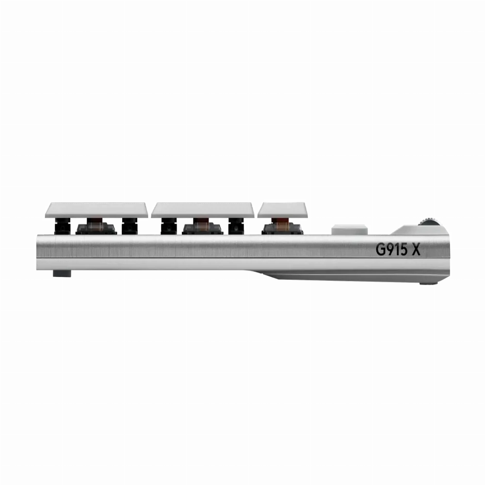 Безжична геймърска механична клавиатура Logitech G915X White Lightspeed - GL Tactile Switch - Image 3