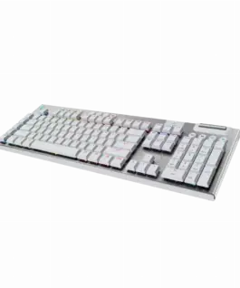 Alternative view от Безжична геймърска механична клавиатура Logitech G915X White Lightspeed - GL Tactile Switch