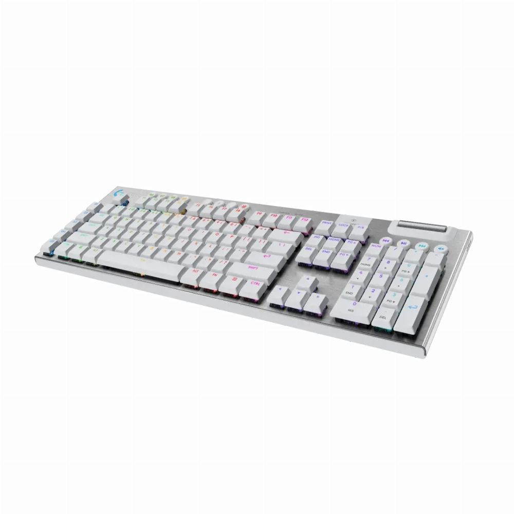 Безжична геймърска механична клавиатура Logitech G915X White Lightspeed - GL Tactile Switch - Image 2