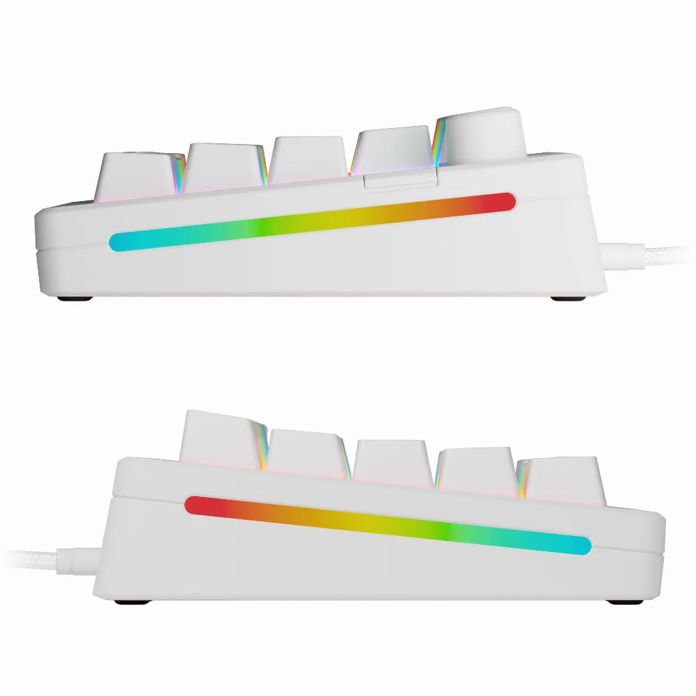 Геймърска механична клавиатура Glorious GMMK 3 65% White - Fox Linear Switches - Image 3