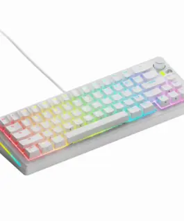 Alternative view от Геймърска механична клавиатура Glorious GMMK 3 65% White - Fox Linear Switches