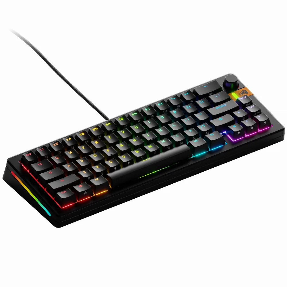 Геймърска механична клавиатура Glorious GMMK 3 HE 65% Black - Fox HE Switches - Image 2