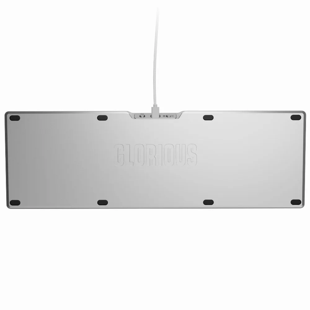 Геймърска механична клавиатура Glorious GMMK 3 Pro 100% Silver - Fox Linear Switches - Image 5