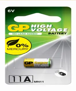 Алкална батерия GP А11 6V за дистанционни /5бр./pack цена за 1