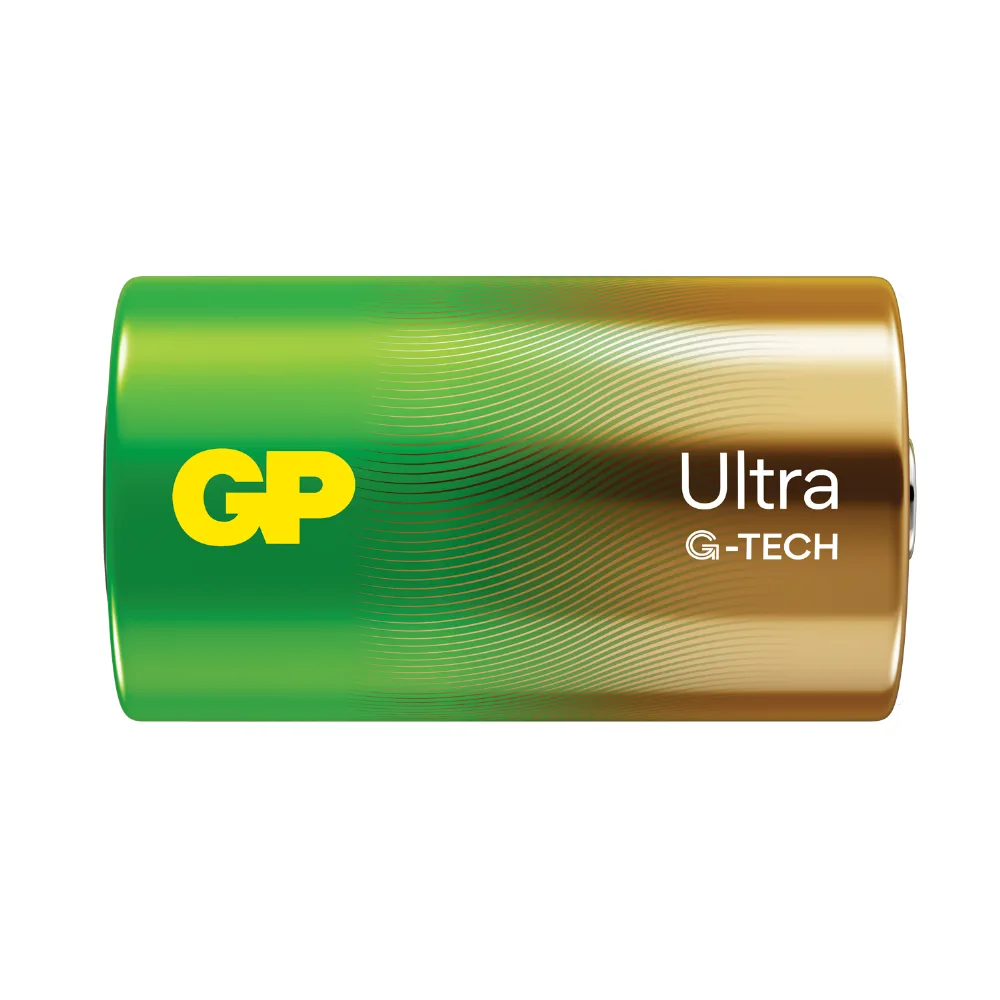 Алкална батерия GP ULTRA LR20 /2 бр. в опаковка/ 1.5V GP-BA-13AU21-SB2 - Image 2