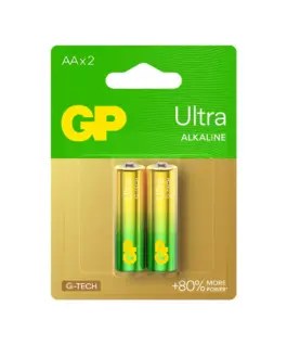 Алкална батерия GP ULTRA LR6 AA /2 бр. в опаковка/ 1.5V GP GP15AU
