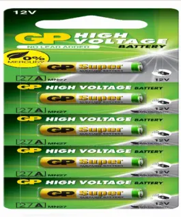 Алкална батерия GP 12 V /5бр./pack цена за 1 бр. батерия/ за аларми