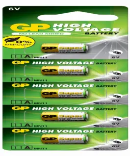 Alternative view от Алкална батерия GP А11 6V за дистанционни /5бр./pack цена за 1 бр./