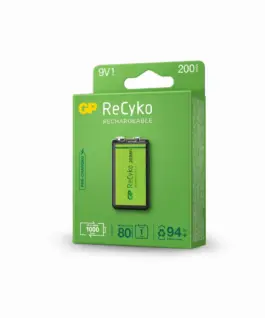 Акумулаторна Батерия GP R22 8.4V 200mAh RECYKO 20R8HN-GB1 NiMH 1бр. в опаковка