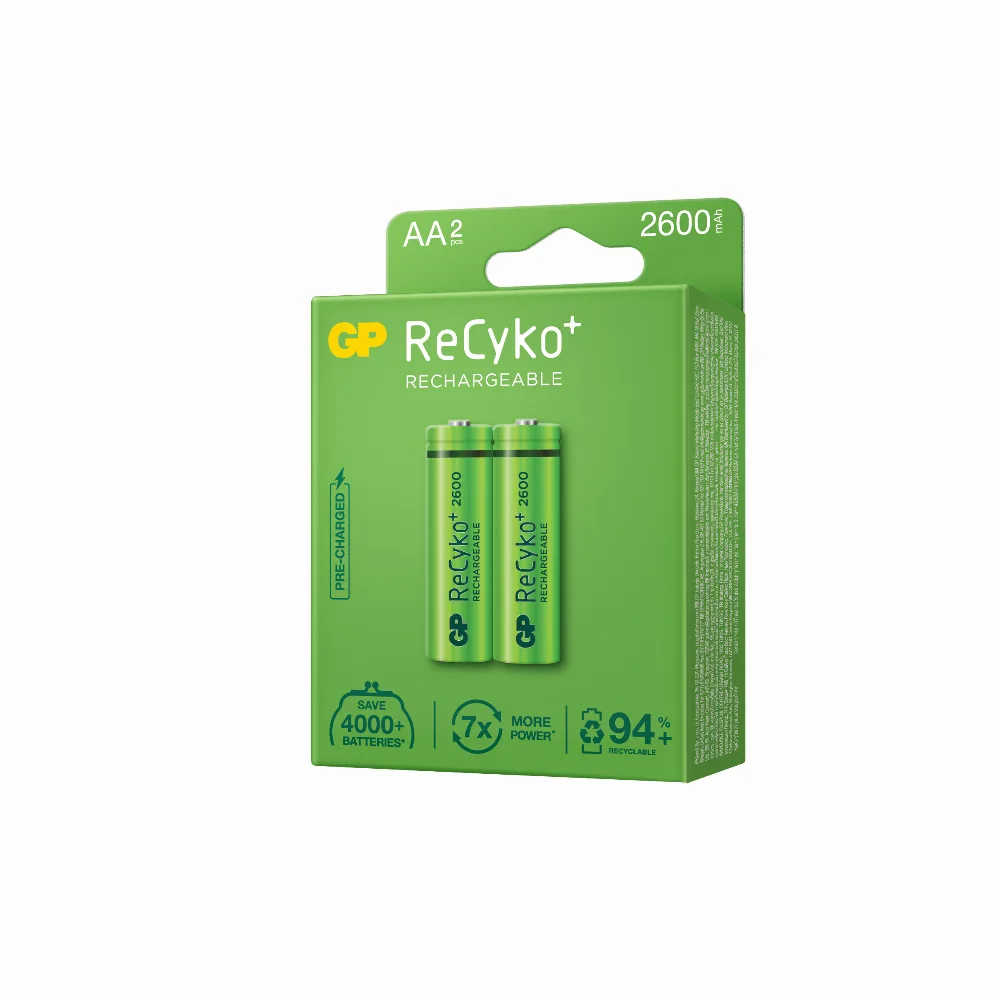 Акумулаторна Батерия GP R6 AA 2600mAh NiMH 2 бр. 270AAHCE-EB2 GP - Image 2