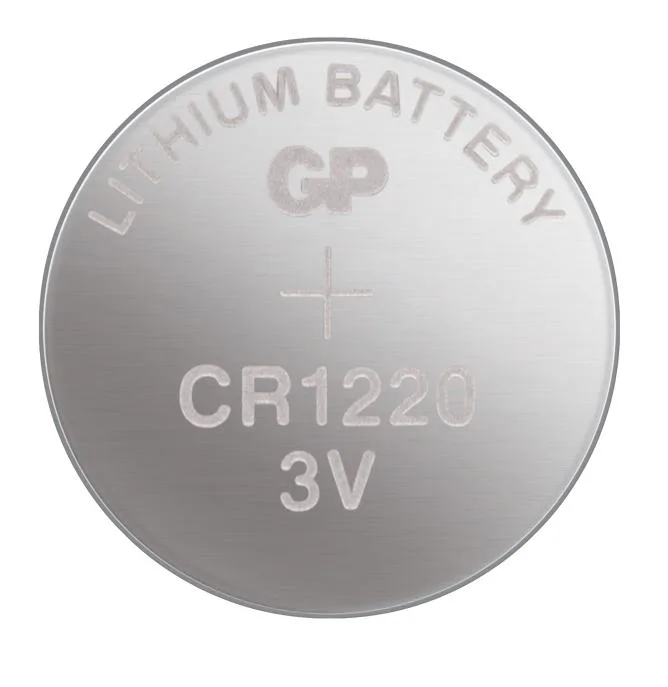Литиева бутонна батерия GP CR-1220 3V 5 бр. в блистер /цена за 1 бр. батерия/ - Image 2