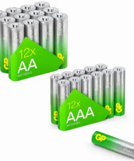 Alternative view от GP SUMMER PACK Алкални батерии Super AA x 12 бр. + Super AAA x 12 бр. + Fan/ Вентилатор/ GP BATTERIES