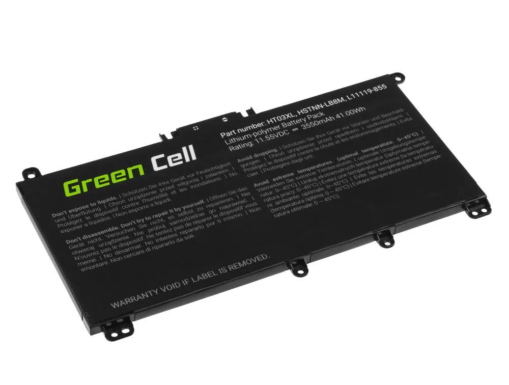 Батерия за лаптоп GREEN CELL, HP 250 G7 G8 255 G7 G8 240 G7 G8 245 G7 G8 470 G7, HP 14 15 17, HP Pavilion 14 15 HT03XL L1111 - Image 2