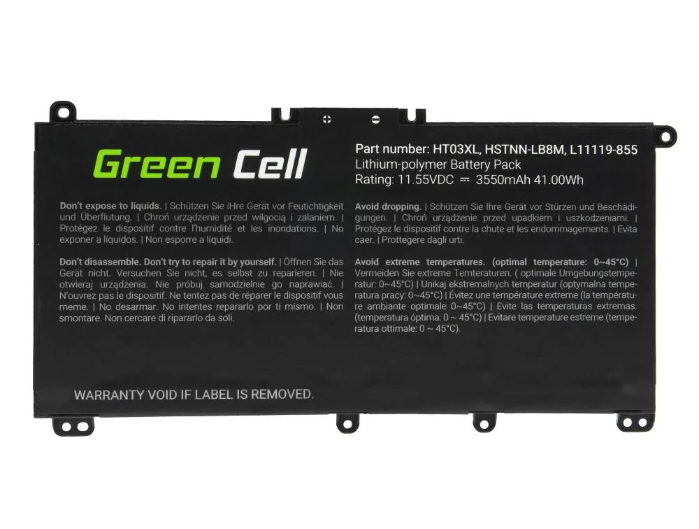 Батерия за лаптоп GREEN CELL, HP 250 G7 G8 255 G7 G8 240 G7 G8 245 G7 G8 470 G7, HP 14 15 17, HP Pavilion 14 15 HT03XL L1111 - Image 3