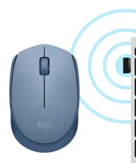 Мишка Logitech Wireless Mouse M171 910-006866 – BLUE GREY
