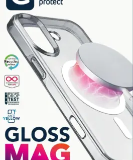 Alternative view of Калъф Gloss Mag за iPhone 16 Plus прозрачен