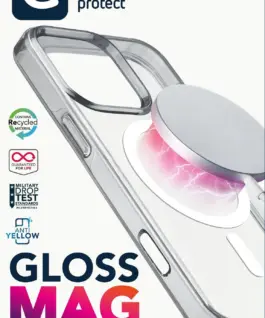 Alternative view of Калъф Gloss Mag за iPhone 16 Pro прозрачен