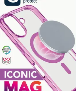 Калъф Iconic Mag за iPhone 16 Plus розов