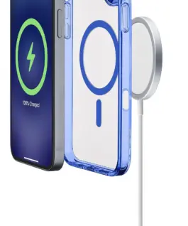 Калъф Iconic Mag за iPhone 16 Plus син