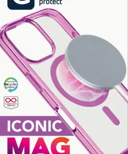 Калъф Iconic Mag за iPhone 16 Pro розов
