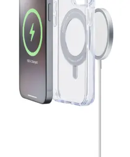 Калъф Spin Mag за iPhone 16 Pro прозрачен