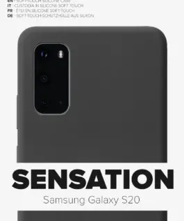 Sensation калъф за Samsung Galaxy S20 черен