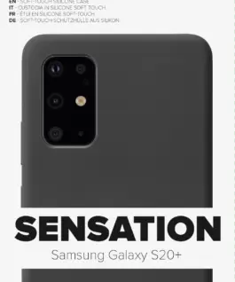 Sensation калъф за Samsung Galaxy S20+ черен